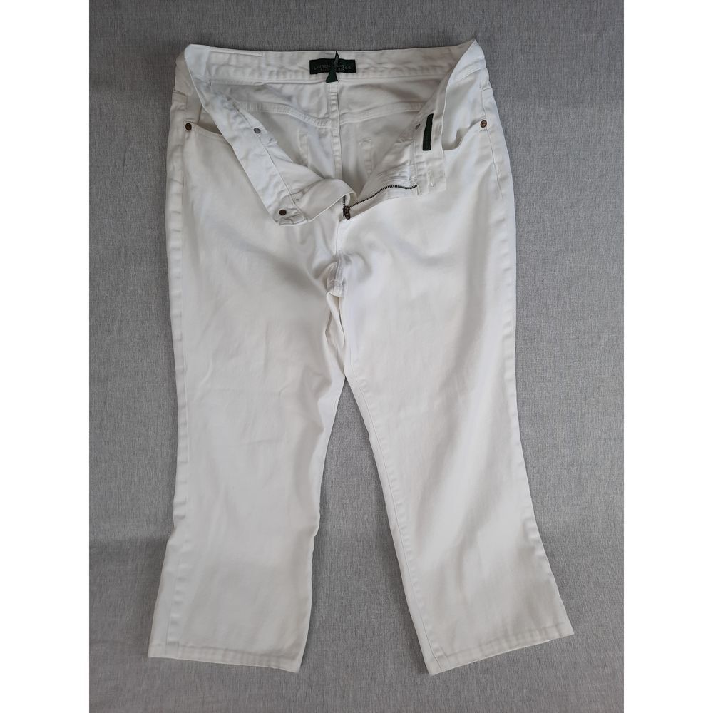 VTG LRL Lauren Jeans Co Ralph Lauren Women 12 Classic Straight Capri Denim Pants